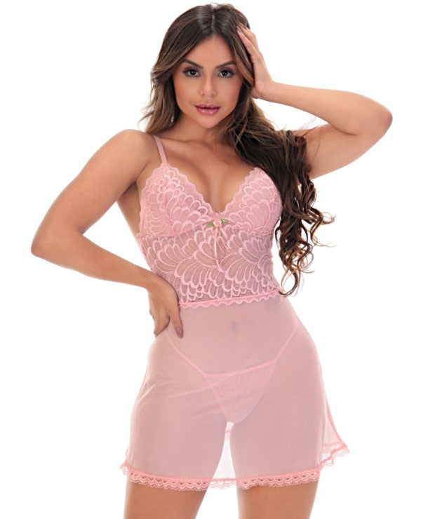 Camisola sensual com calcinha – Cecile