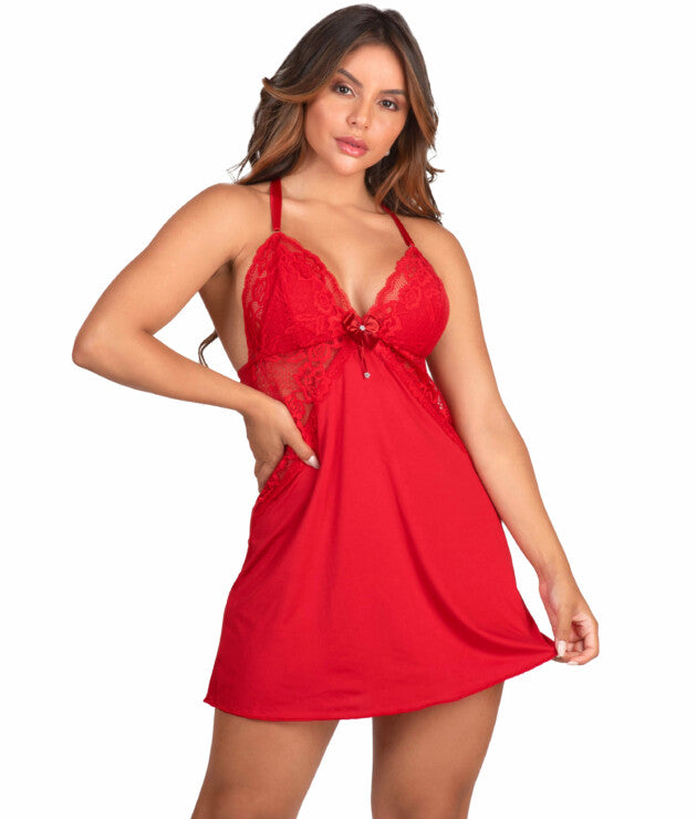 Camisola sensual com renda – Maria