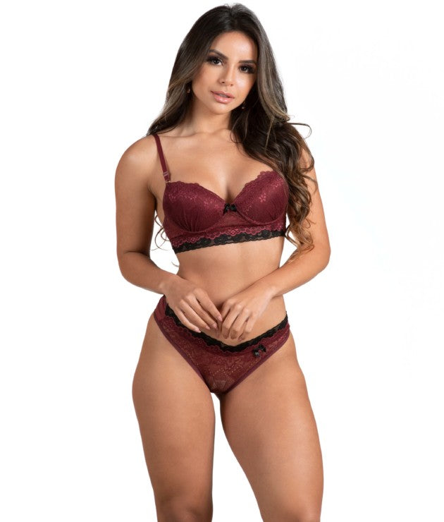 Conjunto de lingerie bicolor – Raquel