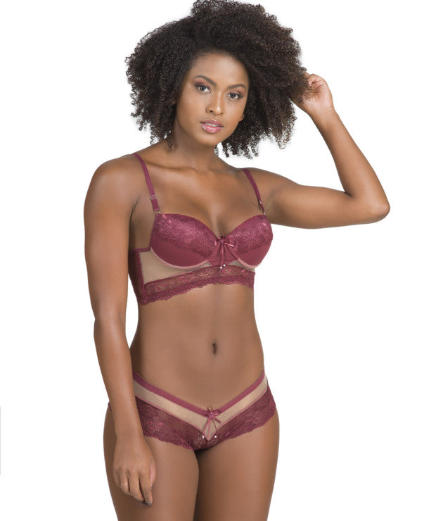 Conjunto de lingerie com tule – Desiree