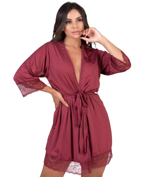 Robe feminino em microfibra – Gabrielle