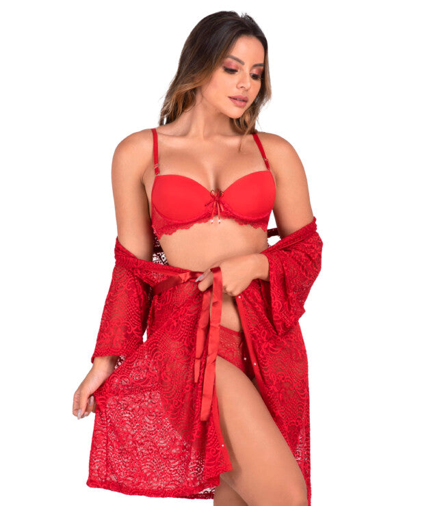 Robe de renda vazada – Bruna