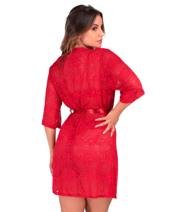 Robe de renda vazada – Bruna