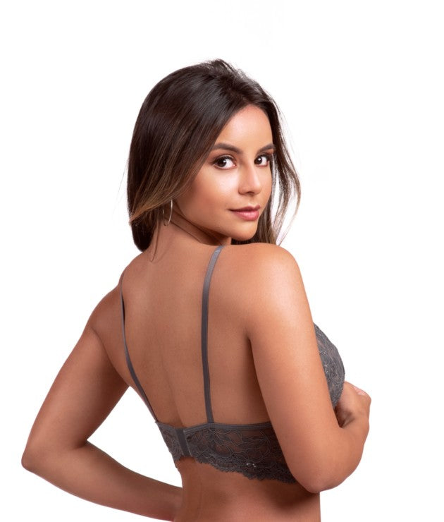 Soutien sem bojo em tule e renda – Dayane