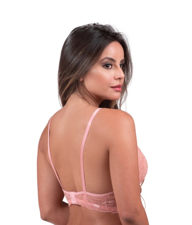 Soutien sem bojo em tule e renda – Dayane