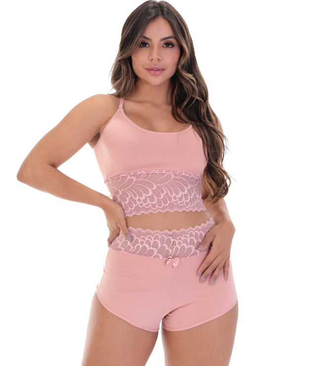 Baby Doll Nadador com Renda – Joyce