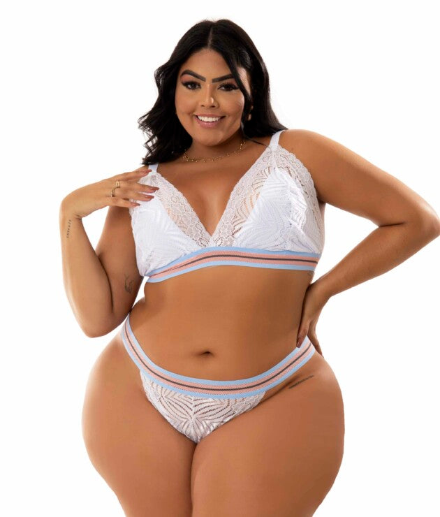 Conjunto de renda Plus Size – Juleila