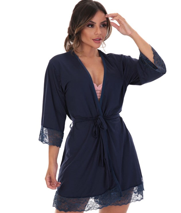 Robe feminino em microfibra – Gabrielle